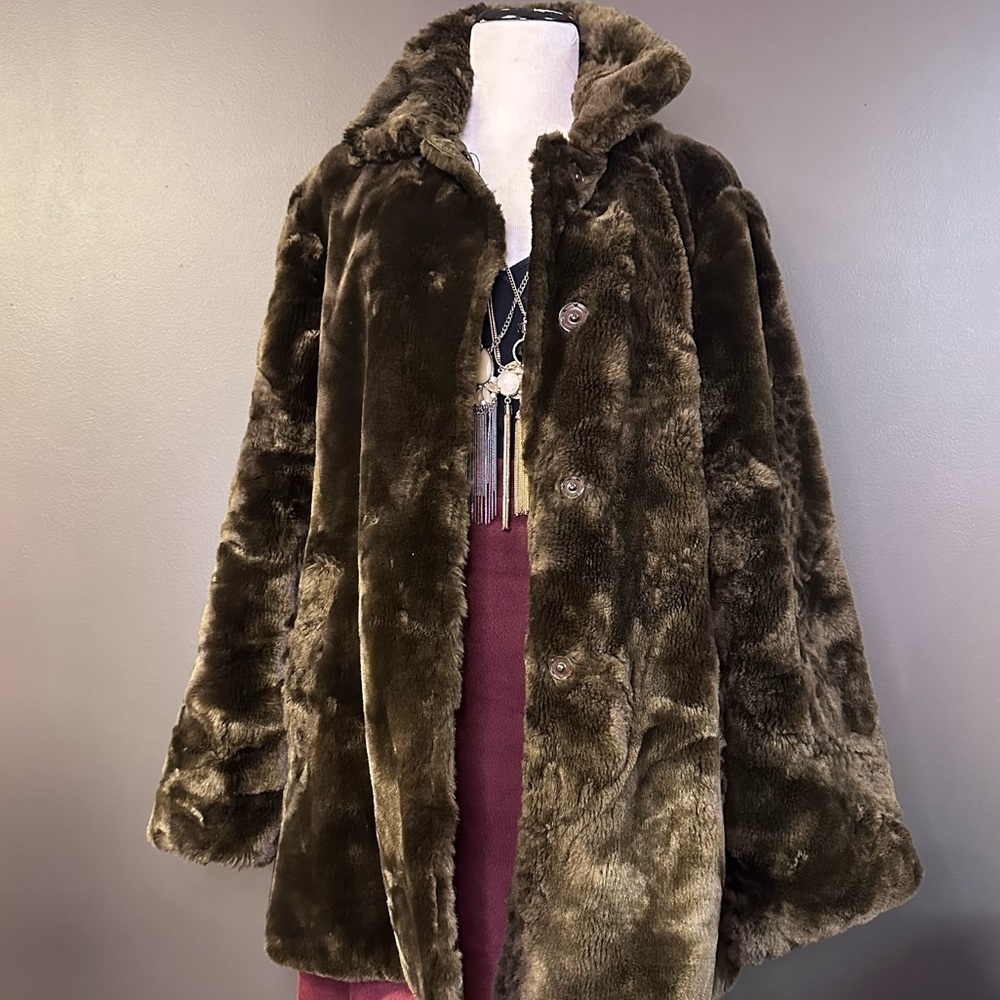 Vintage Faux Fur Coat
